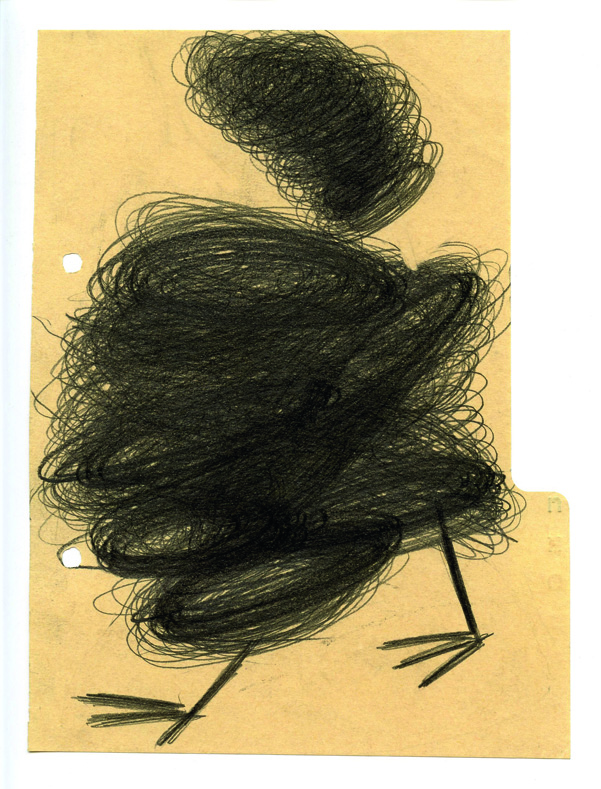 Inge Schmidt, gelochte Ovalfrau, 2003, 21 x 14 cm